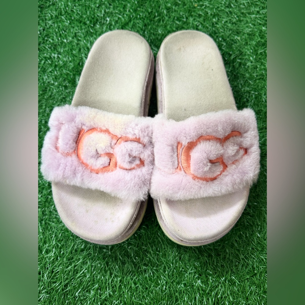 UGG‎ WOMEN LATON FUR SLIDE - 1111236 - WILDFLOWER FLUFF Size 6